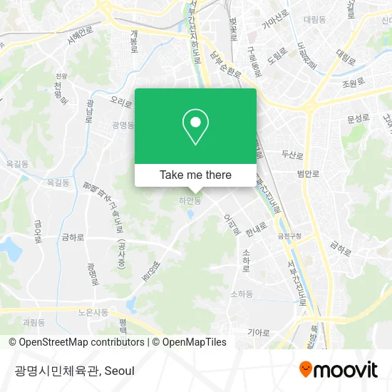 광명시민체육관 map
