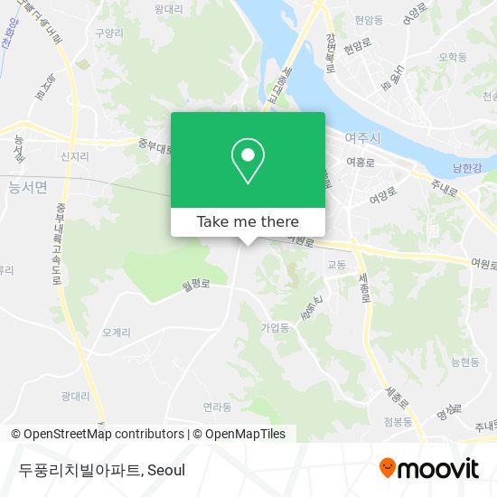 두풍리치빌아파트 map