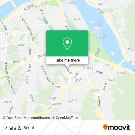하남농협 map
