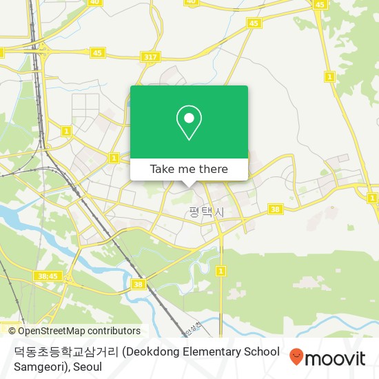 덕동초등학교삼거리 (Deokdong Elementary School Samgeori) map