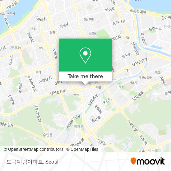 도곡대림아파트 map