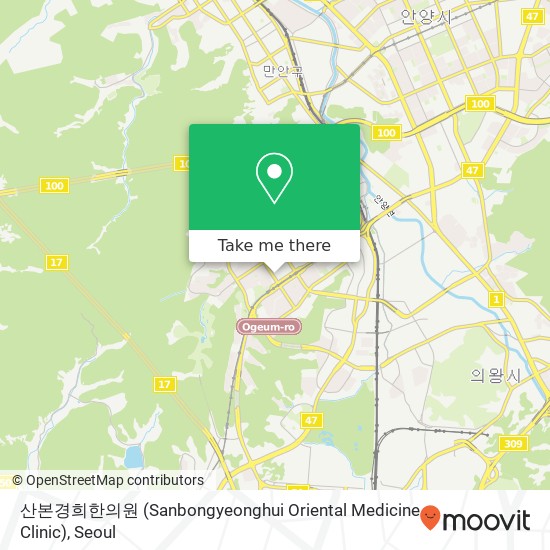 산본경희한의원 (Sanbongyeonghui Oriental Medicine Clinic) map