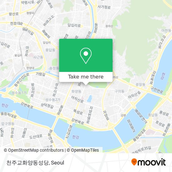 천주교화양동성당 map