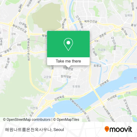 해원나트륨온천옥사우나 map