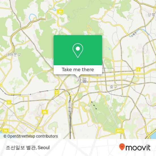 조선일보 별관 map