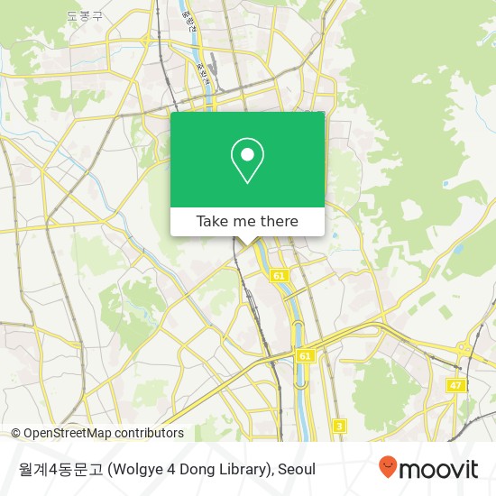 월계4동문고 (Wolgye 4 Dong Library) map