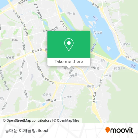 동대문 야채곱창 map