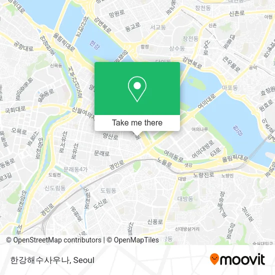 한강해수사우나 map