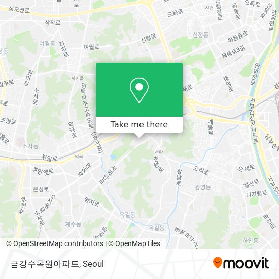 금강수목원아파트 map