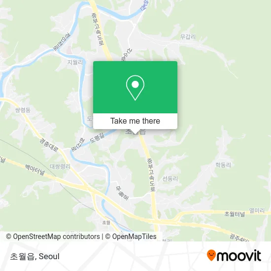 초월읍 map
