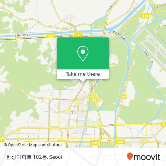 한성아파트 102동 map