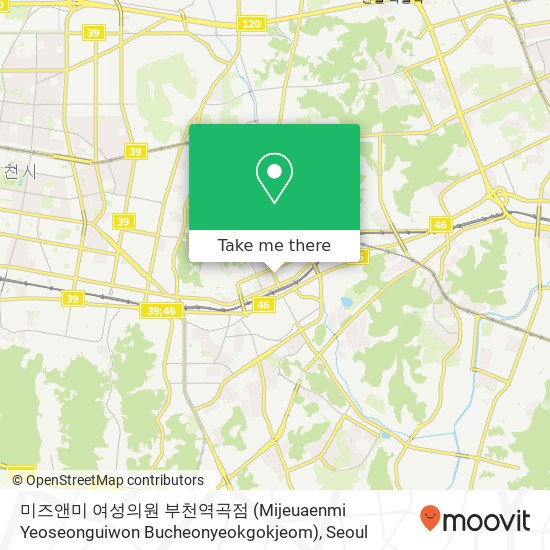 미즈앤미 여성의원 부천역곡점 (Mijeuaenmi  Yeoseonguiwon  Bucheonyeokgokjeom) map
