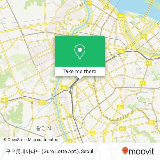 구로롯데아파트 (Guro Lotte Apt.) map