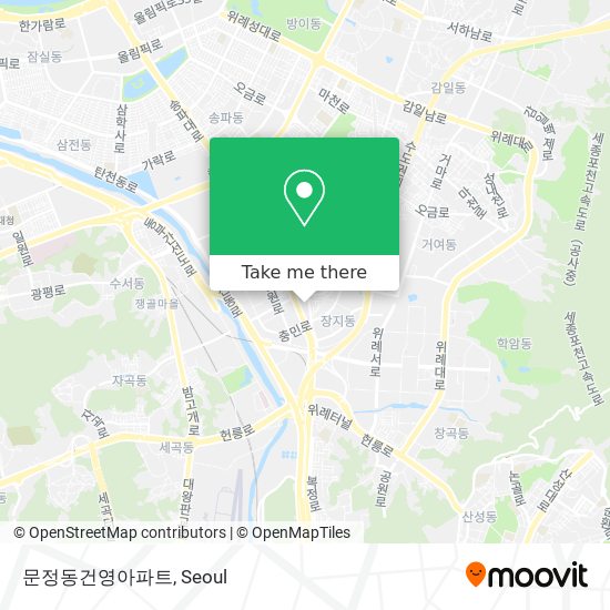 문정동건영아파트 map