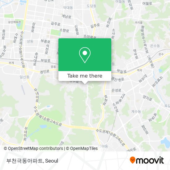 부천극동아파트 map