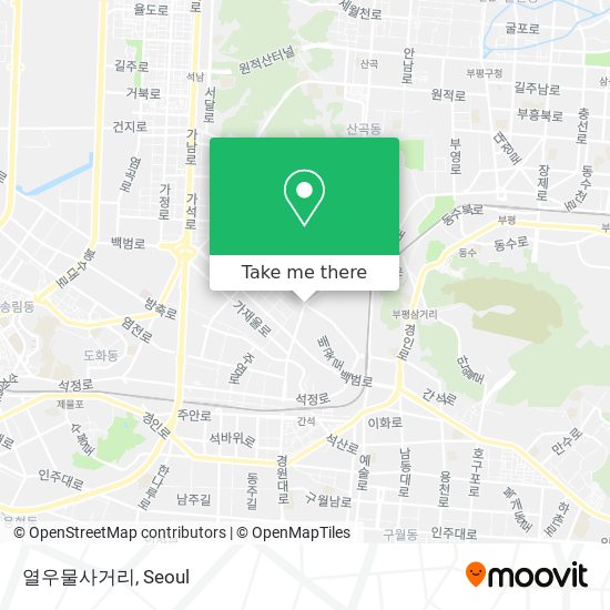 열우물사거리 map