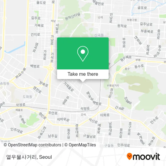 열우물사거리 map