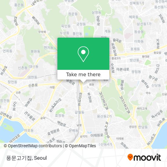 풍문고기집 map
