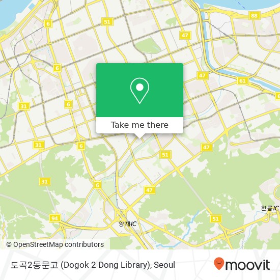 도곡2동문고 (Dogok 2 Dong Library) map
