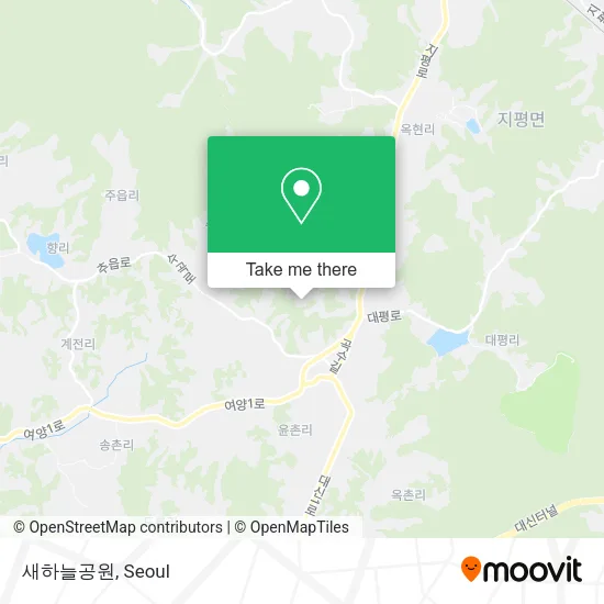 새하늘공원 map