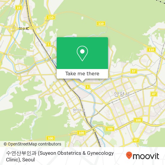 수연산부인과 (Suyeon Obstetrics & Gynecology Clinic) map