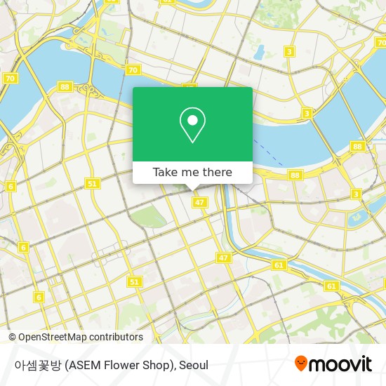 아셈꽃방 (ASEM Flower Shop) map