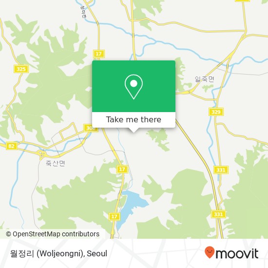 월정리 (Woljeongni) map