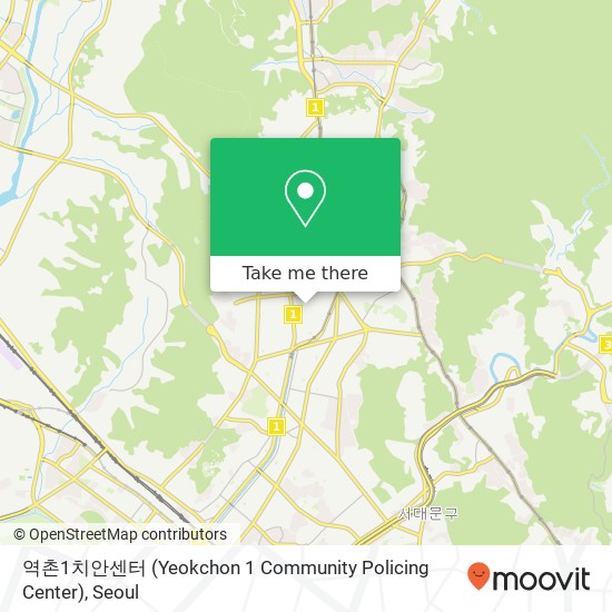 역촌1치안센터 (Yeokchon 1 Community Policing Center) map
