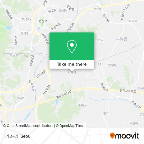 가좌리 map
