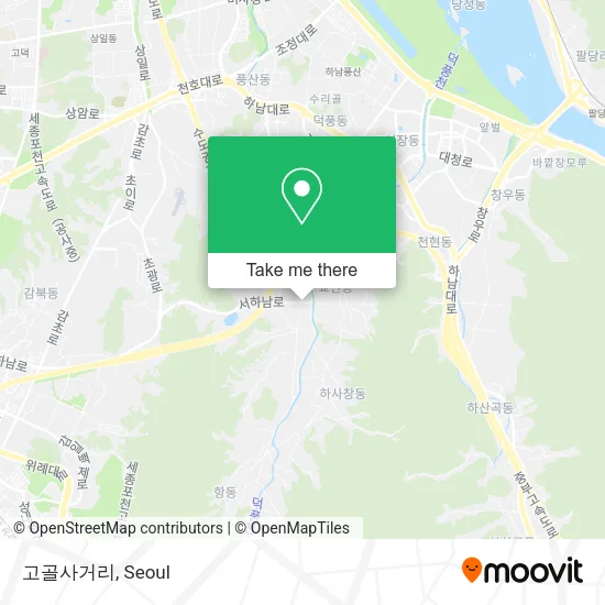 고골사거리 map