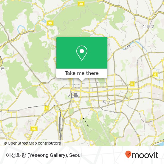 예성화랑 (Yeseong Gallery) map