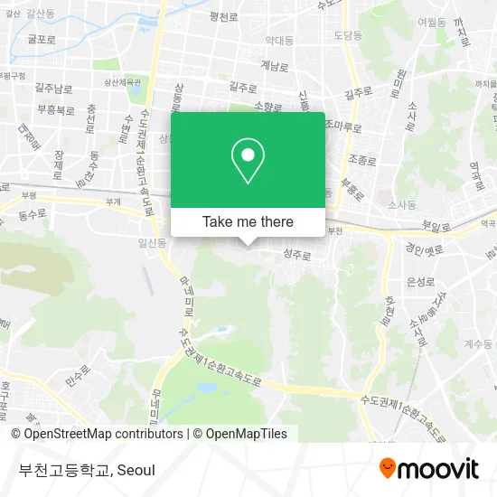 부천고등학교 map