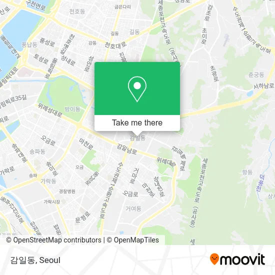 감일동 map
