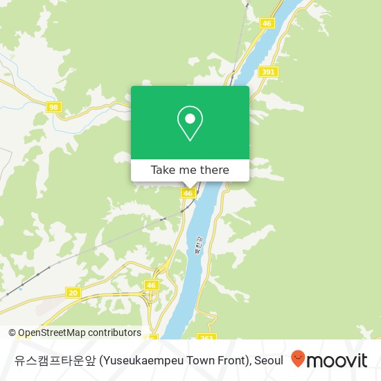 유스캠프타운앞 (Yuseukaempeu Town Front) map