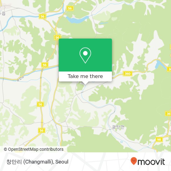 창만리 (Changmalli) map
