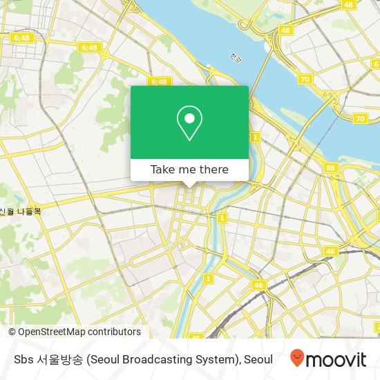 Sbs 서울방송 (Seoul Broadcasting System) map