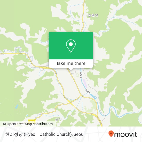 현리성당 (Hyeolli Catholic Church) map