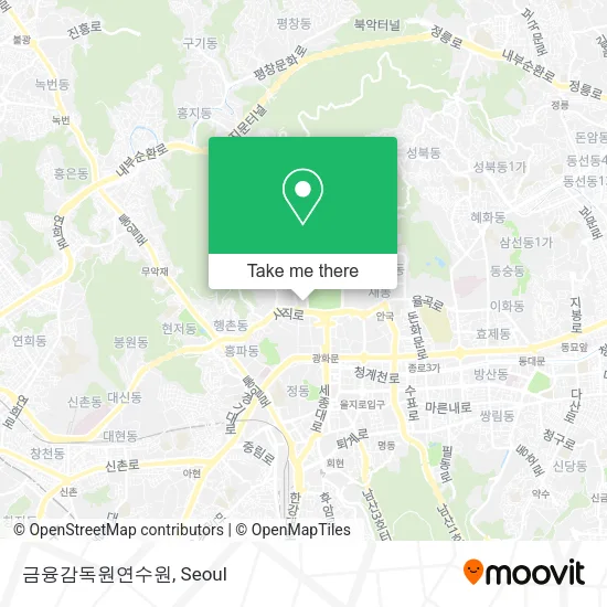금융감독원연수원 map