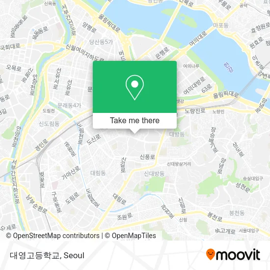 대영고등학교 map