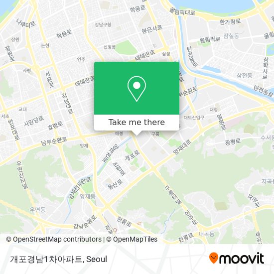 개포경남1차아파트 map