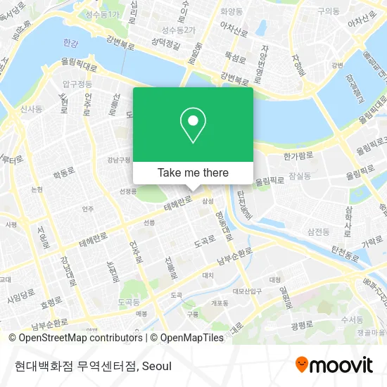 현대백화점 무역센터점 map