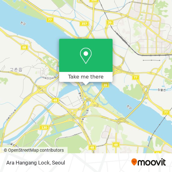 Ara Hangang Lock map
