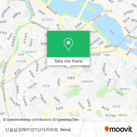 신길삼성래미안1단지아파트 map