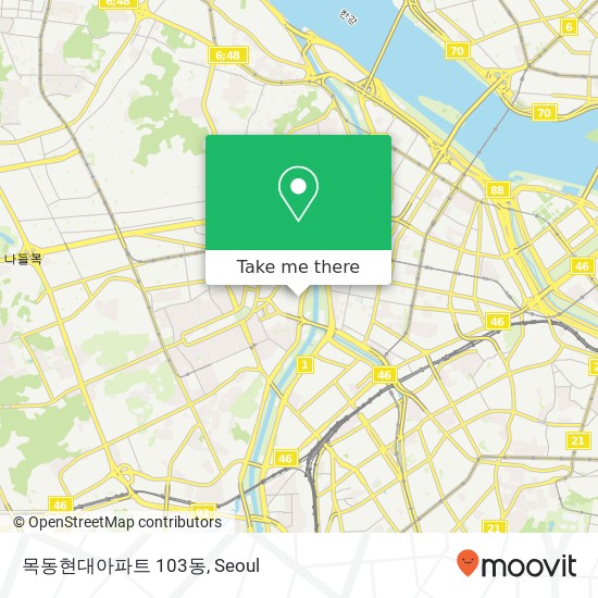 목동현대아파트 103동 map