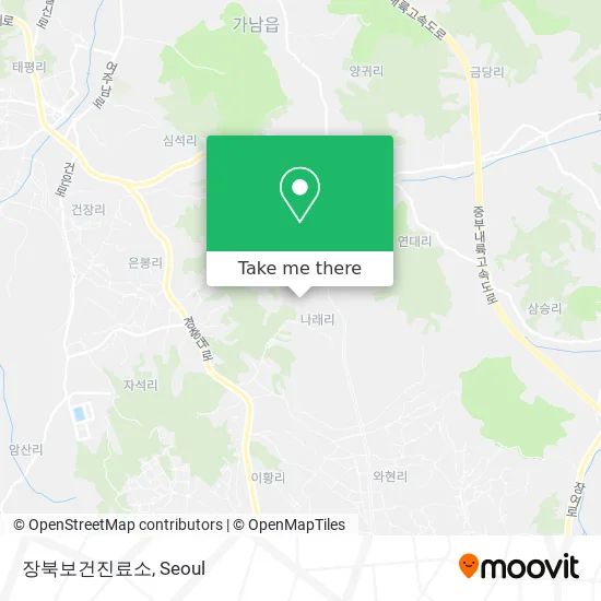 장북보건진료소 map