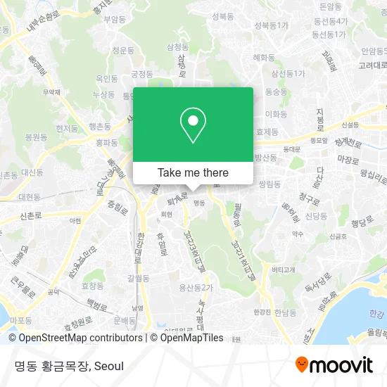 명동 황금목장 map