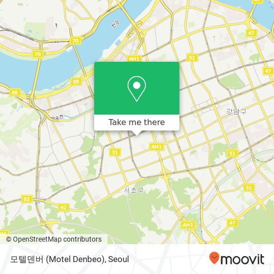 모텔덴버 (Motel Denbeo) map