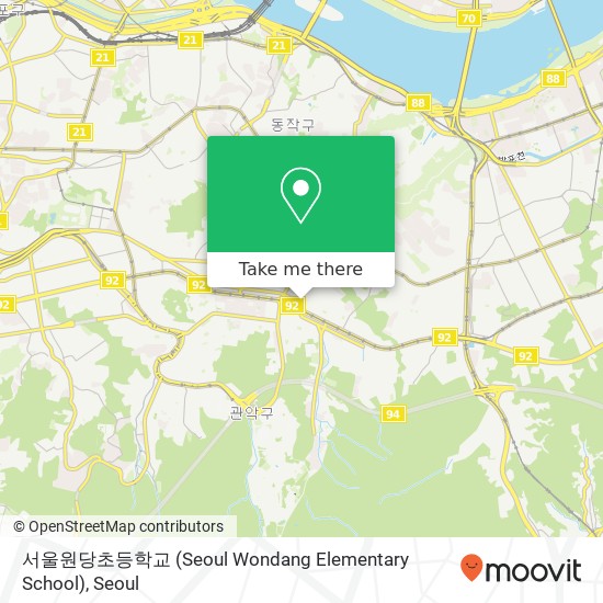 서울원당초등학교 (Seoul Wondang Elementary School) map