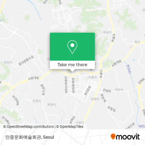 안중문화예술회관 map