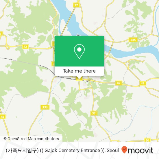 (가족묘지입구) (( Gajok Cemetery Entrance )) map